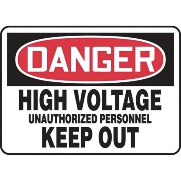 Accuform OSHA DANGER SAFETY SIGN HIGH MELC050XL MELC050XL - main